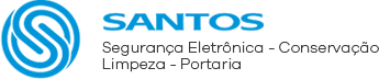 Logo Santos - Segurança Eletrônica, Conservação, Limpeza e Portaria